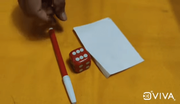 one minute games dice and pen