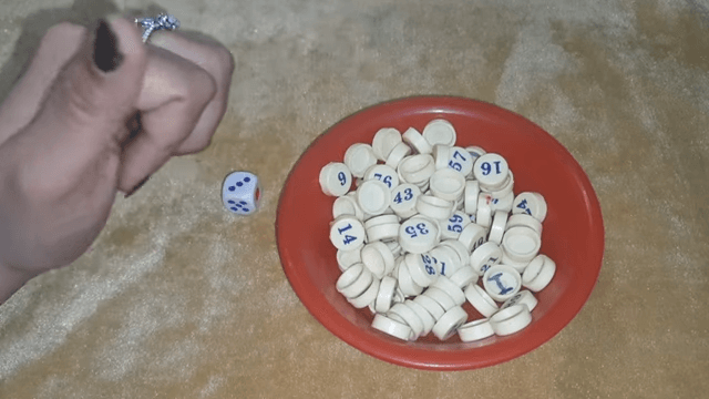 one minutes gmaes dice and counters namber